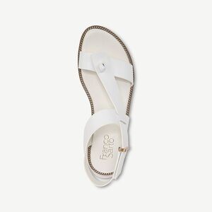 NWOB!! Franco Sarto -  Glenni Strappy Sandal - White Leather - Size 8.5M